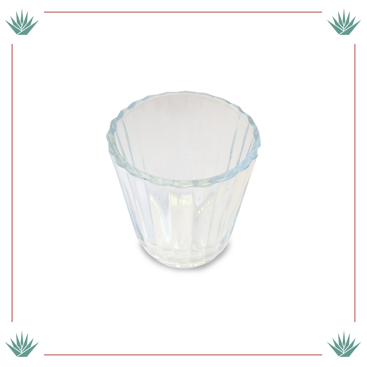 Vaso Veladora Mezcal Or Tequila Shot Glasses – Handmade In Mexico, Pack Of 4, Clear